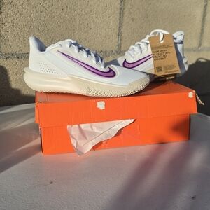 Brand NEW White and Purple Nike Athletic Sneakers